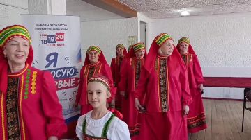 Елена Рязанцева: Красота в деталях: на избирательном участке — русский народный колорит!