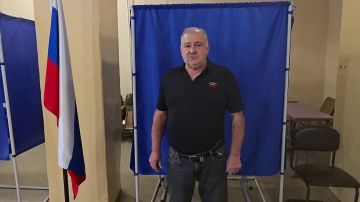 «Проголосовал впервые в истории ДНР на выборах депутатов Российской Федерации в Государственную Думу