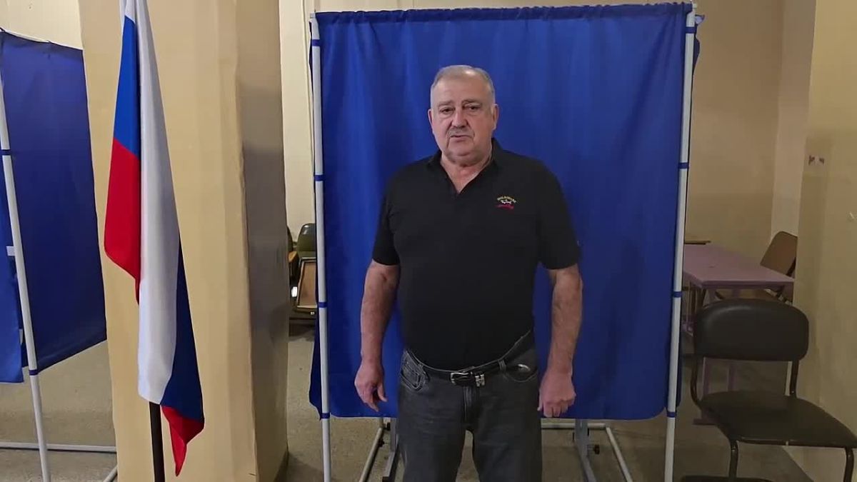 «Проголосовал впервые в истории ДНР на выборах депутатов Российской Федерации в Государственную Думу