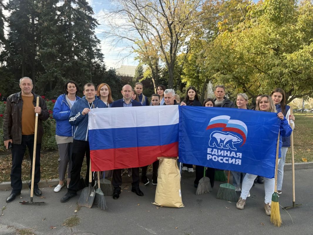 Акция «Чистый четверг» в Ленинском районе города Донецка!