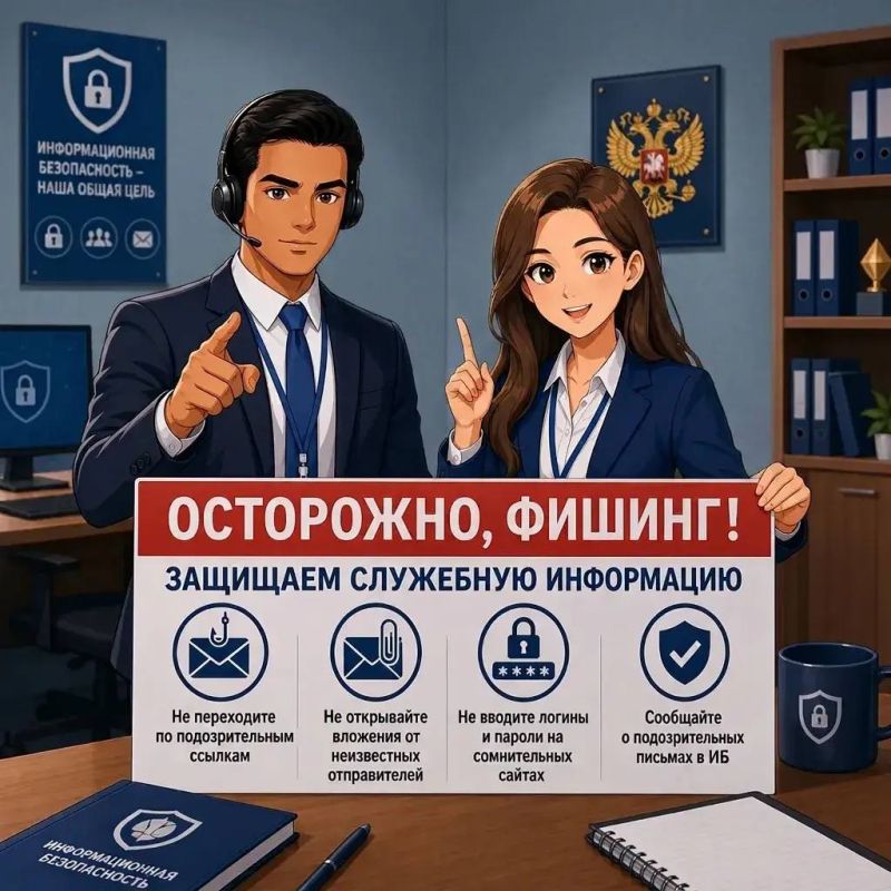 Осторожно, фишинг: защищаем служебную информацию