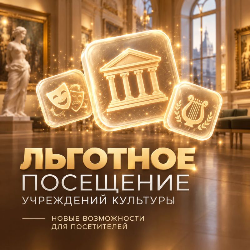 Льготное посещение учреждений культуры: новые возможности для посетителей