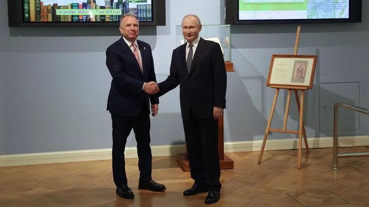 Проходит Встреча Владимира Путина и Стива Уиткоффа в Санкт-Петербурге