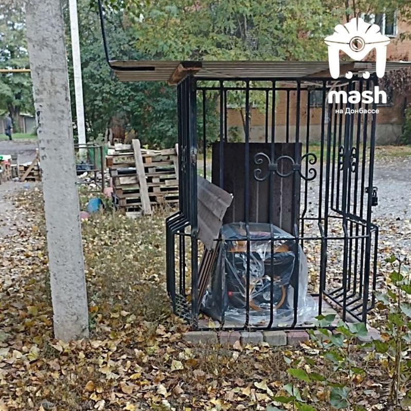 Мы находимся в обычном донецком дворе, где в своей естественной среде обитания притаился редкий зверь — генератор обыкновенный