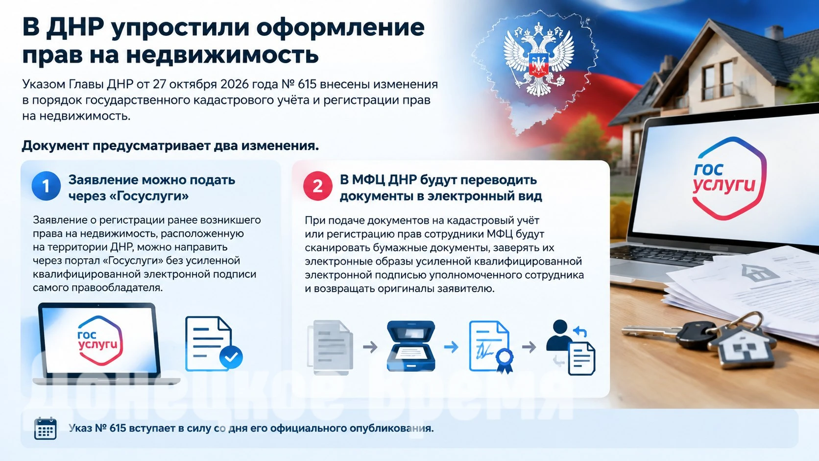 Бумажные документы отсканируют и заверят в МФЦ: в Республике упростили оформление прав на недвижимость