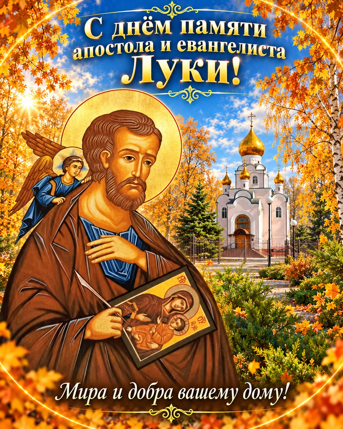 31 октября — день памяти апостола и евангелиста Луки